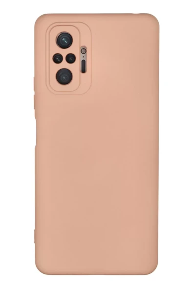 Newface Xiaomi Redmi Note 10 Pro Kılıf Nano içi Kadife Silikon - Pudra ürün görseli 1