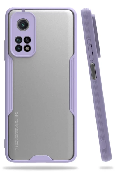 Newface Xiaomi Mi 10T Pro Kılıf Platin Silikon - Lila ürün görseli 1