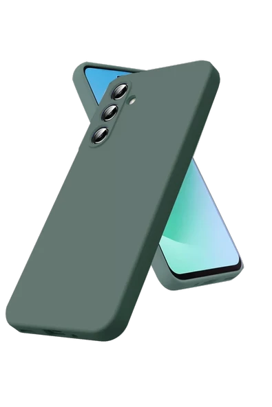 Newface Samsung Galaxy A17 5G Nano içi Kadife Silikon - Koyu Yeşil ürün görseli 1
