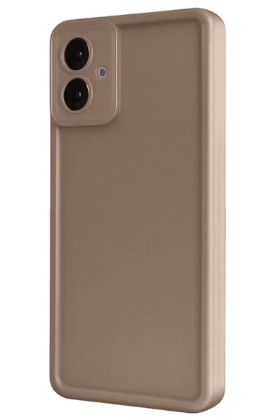 Newface Samsung Galaxy A07 4G Viera Silikon - Kahverengi ürün görseli 1