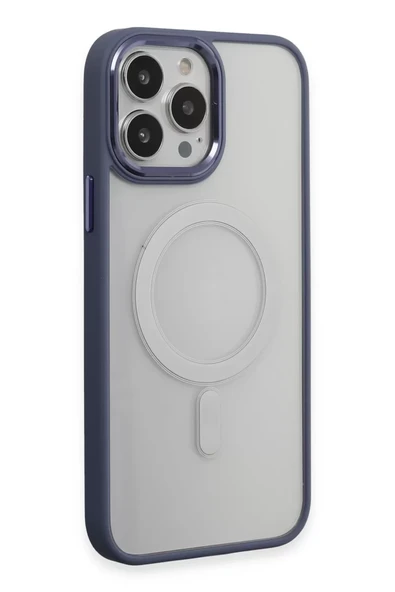 Newface Apple iPhone 15 Pro Max Kılıf Room Magneticsafe Silikon - Sierra Blue ürün görseli 1