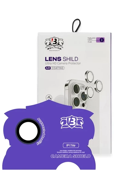 Newface Apple iPhone 17 Air Bilvis Titan Kamera Lens - Lacivert ürün görseli 1