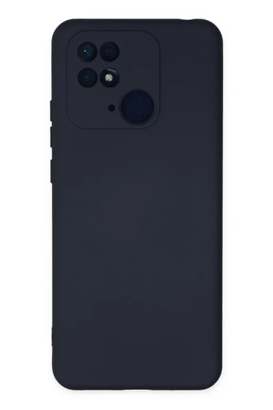 Newface Xiaomi Redmi 10C Kılıf Nano içi Kadife Silikon - Lacivert ürün görseli 1