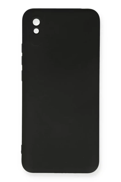 Newface Xiaomi Redmi 9A Kılıf Nano içi Kadife Silikon - Siyah ürün görseli 1