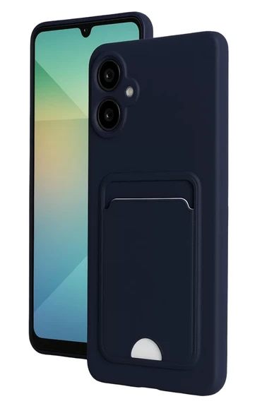 Newface Samsung Galaxy A07 4G Kelvin Kartvizitli Silikon - Lacivert ürün görseli 1
