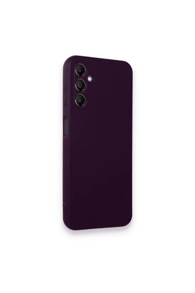 Newface Samsung Galaxy A24 4G Kılıf First Silikon - Mor - Resim 2