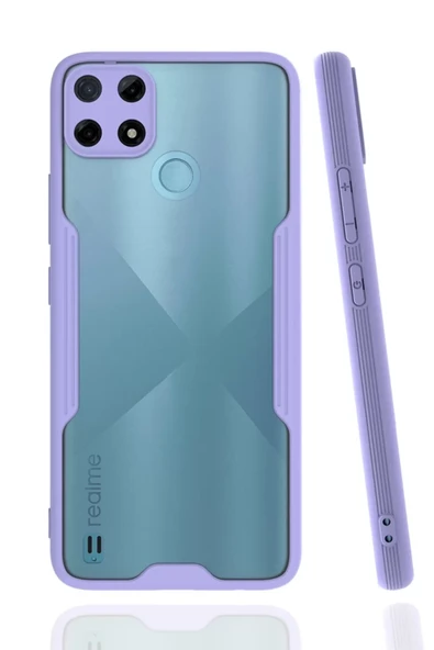 Newface Realme C25Y Kılıf Platin Silikon - Lila ürün görseli 1