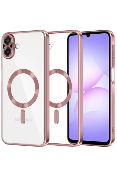 Newface Samsung Galaxy A07 4G Kross Magneticsafe Kapak - Rose ürün görseli 1