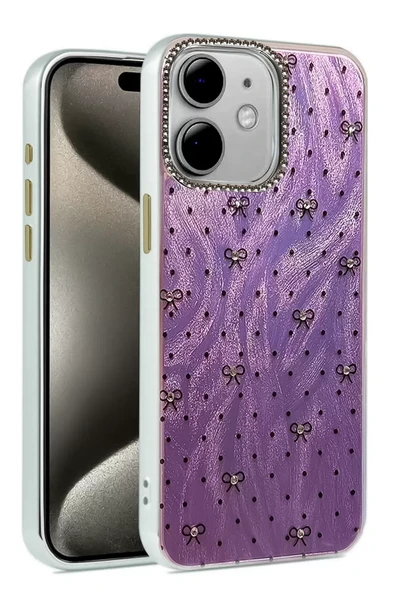 Newface Apple iPhone 11 Kılıf Blade Aynalı Desenli Kapak - Desen 2 ürün görseli 1