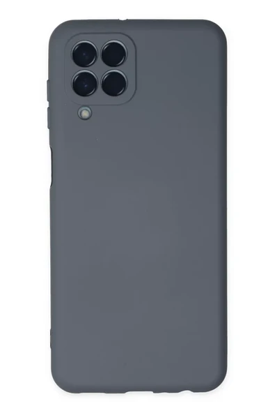 Newface Samsung Galaxy M33 Kılıf Nano içi Kadife Silikon - Gri ürün görseli 1