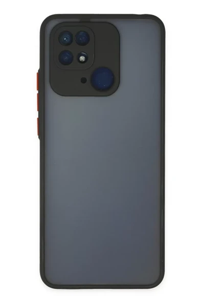 Newface Xiaomi Redmi 10C Kılıf Montreal Silikon Kapak - Siyah ürün görseli 1