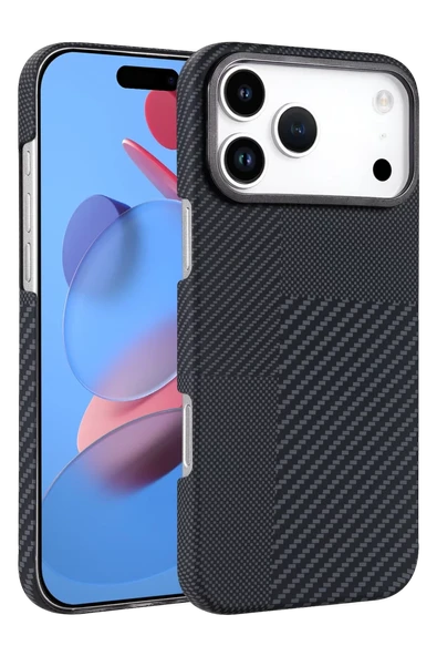 Newface Apple iPhone 17 Pro Vega Magsafe Kapak - Siyah ürün görseli 1