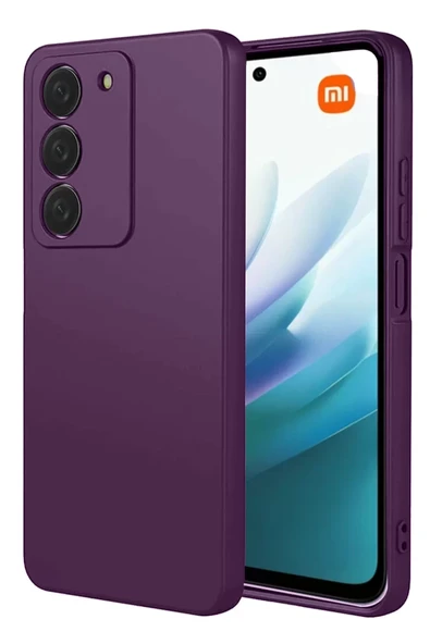 Newface Xiaomi Redmi 15 4G First Silikon - Mürdüm ürün görseli 1