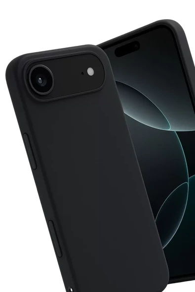 Newface Apple iPhone 17 Air First Silikon - Siyah - Resim 3