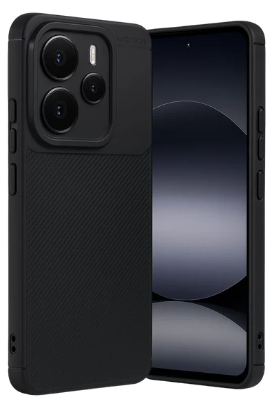 Newface Xiaomi Note 14 5G Auto Focus Karbon Kapak - Siyah ürün görseli 1