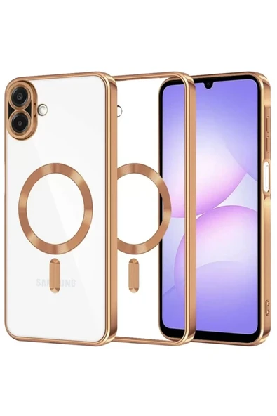 Newface Samsung Galaxy A07 4G Kross Magneticsafe Kapak - Çöl Titanyum ürün görseli 1