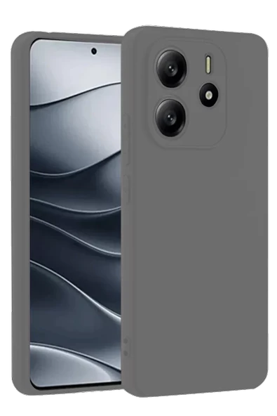 Newface Xiaomi Redmi Note 14 4G Kılıf First Silikon - Gri ürün görseli 1