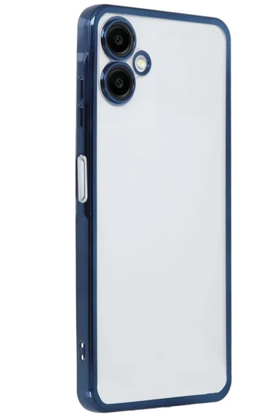 Newface Samsung Galaxy A06 Kılıf Razer Lensli Silikon - Lacivert ürün görseli 1