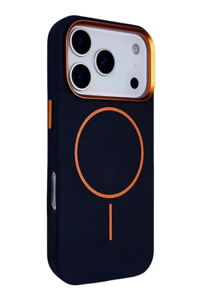 Joko Apple iPhone 17 Pro Max Luno Deri Magsafe Kapak - Mavi ürün görseli 1