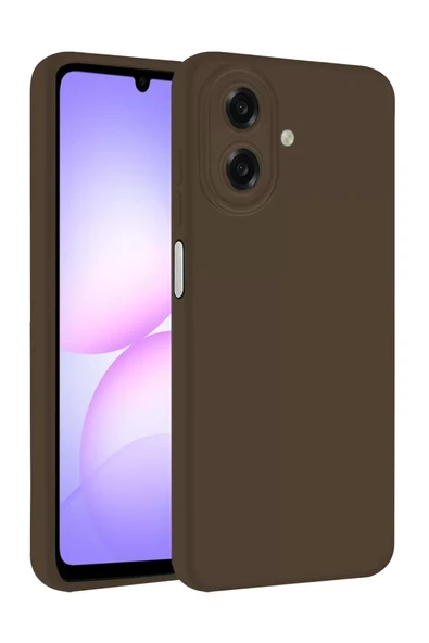 Newface Samsung Galaxy A07 4G First Silikon - Kahverengi ürün görseli 1