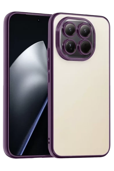 Newface Xiaomi Mi 15 Razer Lensli Silikon - Mor ürün görseli 1