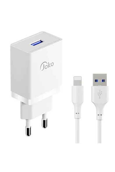 Joko JK77 12W + PX17 1M 2.4A Usb to Lightning Kablolu PD Şarj Cihazı ürün görseli 1