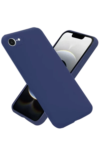Newface Apple iPhone 16E Kılıf First Silikon - Lacivert ürün görseli 1