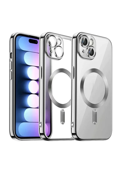 Newface Apple iPhone 14 Kılıf Kross Magneticsafe Kapak - Titan Gri ürün görseli 1