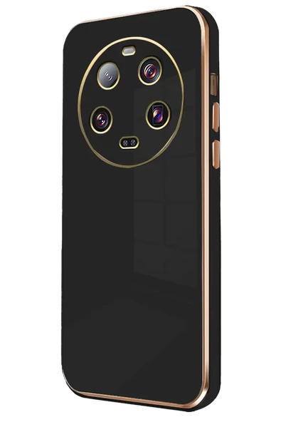 Newface Xiaomi Mi 14 Ultra Kılıf Volet Silikon - Siyah ürün görseli 1