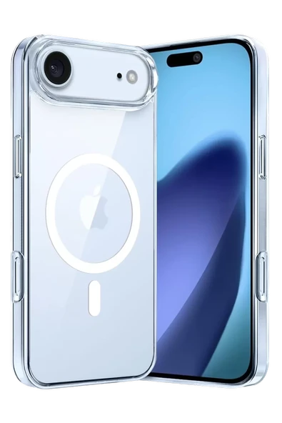 Newface Apple iPhone 17 Air Combo Sert Şeffaf Magsafe Kapak - Şeffaf ürün görseli 1