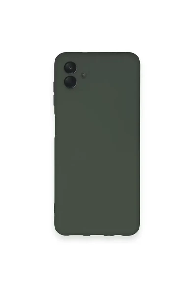 Newface Samsung Galaxy A04 Kılıf Nano içi Kadife Silikon - Koyu Yeşil ürün görseli 1