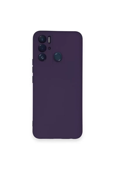 Newface Tecno Pova Neo Kılıf Nano içi Kadife Silikon - Mor ürün görseli 1