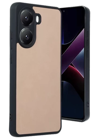 Newface Xiaomi Poco X7 Pro Kılıf Aras Deri Kapak - Pudra ürün görseli 1