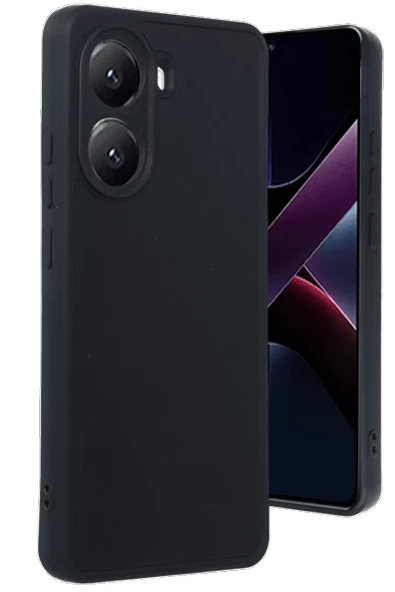 Newface Xiaomi Poco X7 Pro Kılıf Aras Deri Kapak - Siyah ürün görseli 1