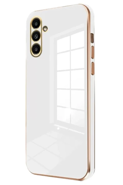 Newface Samsung Galaxy A35 5G Kılıf Volet Silikon - Beyaz ürün görseli 1