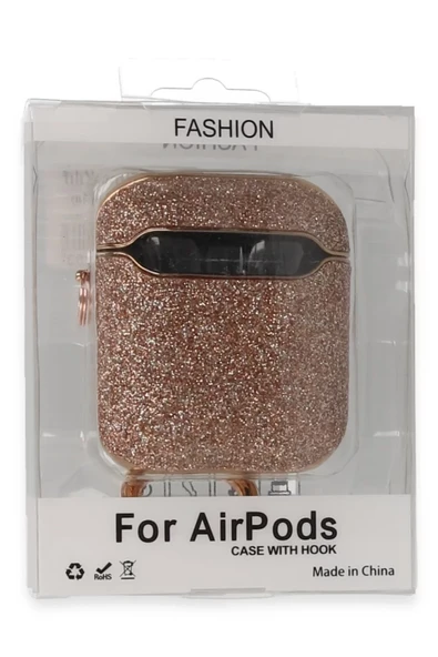 Newface Apple Airpods 2 (2.nesil) Spell Simli Kılıf - Rose Gold ürün görseli 1