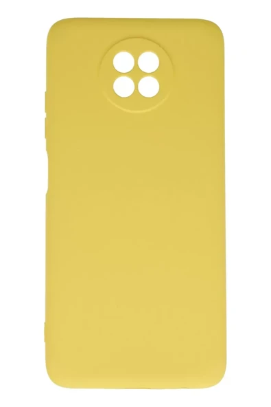 Newface Xiaomi Redmi Note 9 5G Kılıf Nano içi Kadife Silikon - Sarı ürün görseli 1