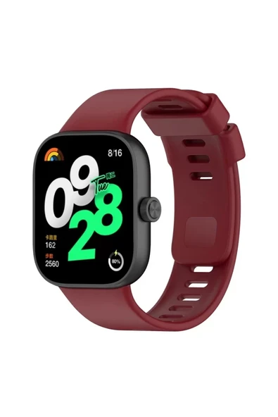 Newface Xiaomi Redmi Watch 4 Klasik Kordon - Bordo ürün görseli 1