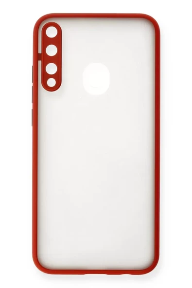Newface Huawei P40 Lite E Kılıf Montreal Silikon Kapak - Kırmızı ürün görseli 1