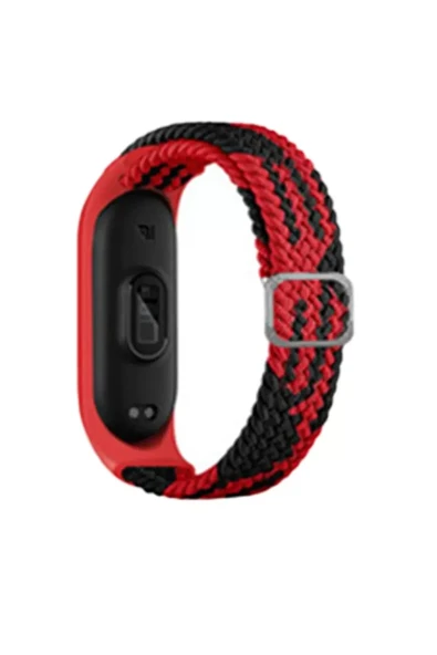 Newface Xiaomi Mi Band 4 Star Kordon - Kırmızı-Siyah ürün görseli 1