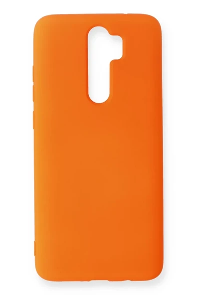 Newface Xiaomi Redmi Note 8 Pro Kılıf Nano içi Kadife Silikon - Turuncu ürün görseli 1