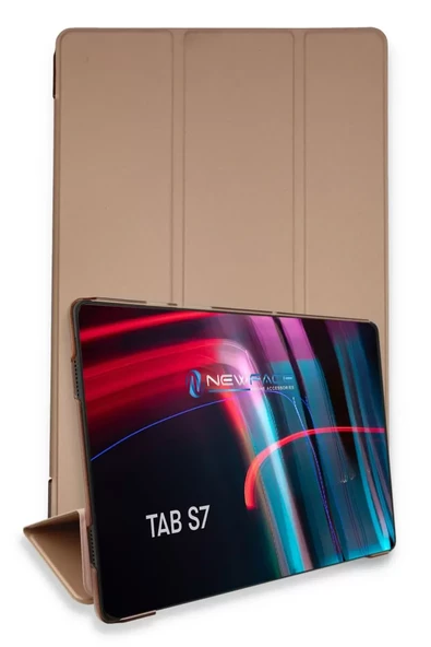 Newface Samsung Galaxy T870 Tab S7 11 Kılıf Tablet Smart Kılıf - Rose Gold ürün görseli 1
