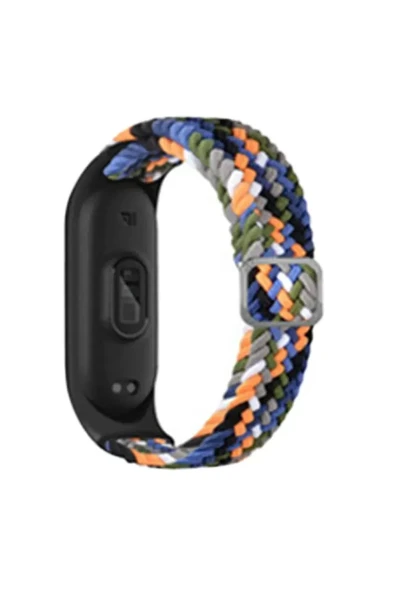 Newface Xiaomi Mi Band 4 Star Kordon - Gri-Turuncu ürün görseli 1