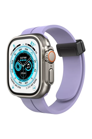 Newface Apple Watch 42mm KR412 Elegance Stylısh Kordon - Lila ürün görseli 1