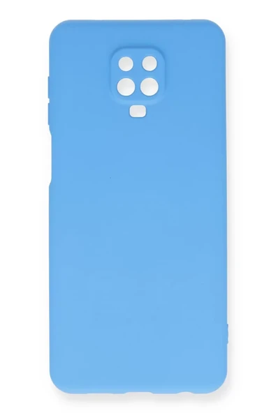 Newface Xiaomi Redmi Note 9 Pro Kılıf Nano içi Kadife Silikon - Mavi ürün görseli 1