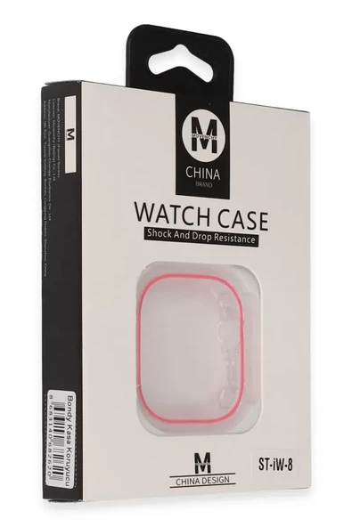 Movenchy Apple Watch 45mm Bondy Kasa Koruyucu - Pembe ürün görseli 1