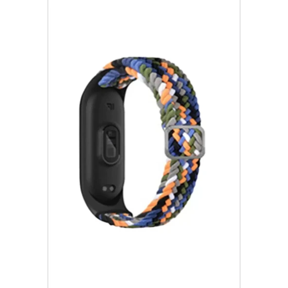 Newface Xiaomi Mi Band 7 Star Kordon - Gri-Turuncu - Resim 2