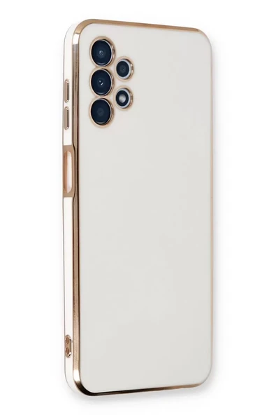 Newface Samsung Galaxy A13 4G Kılıf Volet Silikon - Beyaz ürün görseli 1