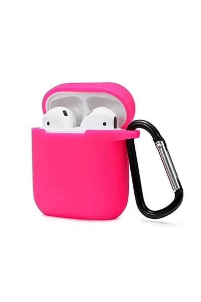 Newface Apple Airpods 2 (2.nesil) Sert Silikon Kılıf - Pembe ürün görseli 1