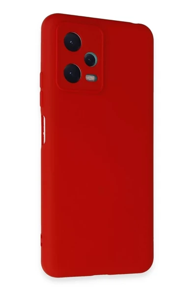 Newface Xiaomi Redmi Note 12 5G Kılıf Nano içi Kadife Silikon - Kırmızı ürün görseli 1